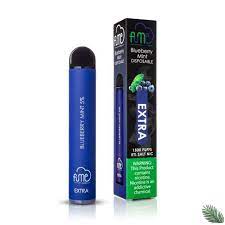 [CE-CIGFUMEXTRABLUEM] CIGARILLO ELECTRONICO / FUME EXTRA / BLUEBERRY MINT / SABOR ARANDANO MENTA / +1500 PUFF