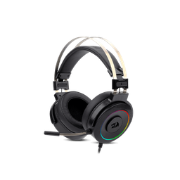 [AUDH320RGB-1] AURICULAR GAMER  (INCLUYE BASE) /  MARCA REDRAGON / MODELO H320RGB-1 LAMIA2/ COLOR NEGRO