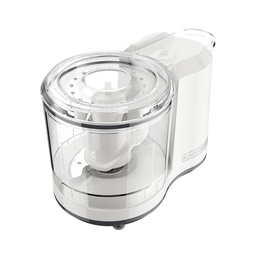 [HC150W] PICADOR ONE TOUCH BLANCO / MODELO HC150B / MARCA BLACK AND DECKER / 70 WATTS DE POTENCIA / CAPACIDAD DE 1,5 TAZAS / CUCHILLAS DE ACERO INOXIDABLE / CONTROL DE PULSO DE UN TOQUE / ORIFICIOS DE ACEITE