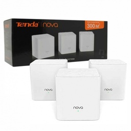[MW12-3PACK] PAQUETE DE 3 SISTEMAS MESH WI-FI DE TRIPLE BANDA AC2100 // 3 PUERTOS DE 10/100/1000 POR NODO // VELOCIDAD INALáMBRICA: 2.4GHZ@300MBPS, 5GHZ-1@867MBPS, 5GHZ-2@867MBPS (BACKHAUL DEDICADO) // MESH WI-FI LE PERMITE CONECTAR MáS DE 100 DISPOSITIVOS INALáMBRICOS // CADA NODO WI-FI MESH CUBRE MáS DE 2000 PIES CUADRADOS // EL PAQUETE DE 3 LE BRINDA HASTA 500 METROS CUADRADOS DE ALCANCE WIFI // TECNOLOGíA MU-MIMO // MARCA TENDA // MODELO MW12 3PACK