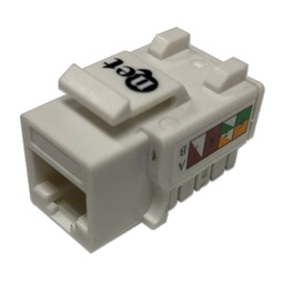 [KRJ-C5EA-QNT] KEYSTONE JACK COUPLER // RJ45 CAT5E // AZUL // MARCA QNET