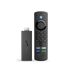 [B08C1W5N87] FIRE TV STICK (3RD GEN) / CON ALEXA VOICE REMOTE / INCLUYE CONTROLES DE TV / REPRODUCTOR MULTIMEDIA DE STREAMING / INTERFAZ HDMI / MARCA AMAZON / MODELO B08C1W5N87