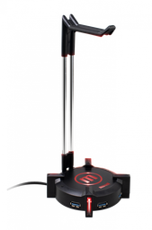 [CA-HS] BASE PARA AUDIFONOS GAMER, CON 4 PUERTOS USB, CON LUCES LED / MARCA MAXELL / MODELO CA-HS