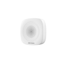 [DS-PS1-I-WB(O-STD)/Red] SIRENA INTERNA INALÁMBRICA // COMUNICACIÓN INALÁMBRICA 433MHZ // VIDA ÚTIL ESTIMADA DE LA BATERÍA DE 3 AÑOS // ZUMBADOR DECIBEL: 90 A 110 DB // FÁCIL INSTALACIÓN // CON LUZ ESTROBOSCÓPICA // CONFIGURABLE A TRAVÉS DE APP // MARCA HIKVISION