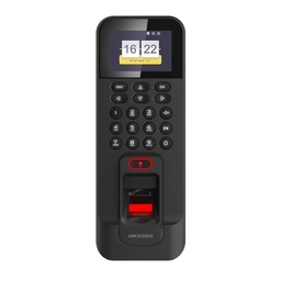 [DS-K1T804BMF(O-STD)] TERMINAL DE CONTROL DE ACCESO POR HUELLA DACTILAR // GESTIONA EL CONTROL DE ACCESO Y LA ASISTENCIA // HASTA 100.000 REGISTROS // HASTA 3000 HUELLAS DACTILARES // ESTáNDAR WIEGAND26/34 // LEE TARJETA M1 // COMUNICACIóN: WI-FI, TCP/IP, RS-485 // INTERFAZ DE ENTRADA PARA PUERTAS X1, CONEXION PUERTA MAGNéTICA X1 Y ENTRADA DE ALARMA X1 // PANTALLA LCD DE 2,4 PULGADAS // 1 ZUMBADOR Y 1 ALTAVOZ // A PRUEBA DE AGUA IP42 // MADE IN CHINA // MARCA HIKVISION