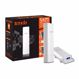 [O3] ANTENA CPE EXTERIOR DE 2.4GHZ, VELOCIDAD HASTA 150MBPS / ANTENA DIRECCIONAL DE 12DBI / ALCANCE DE 5KM PUNTO A PUNTO / CARCASA IMPERMEABLE IP64 / LUCES LED INDICADORES DE SEñAL INTELIGENTE / ANCHO DE HAZ DE LA ANTENA: HORIZONTAL: 60° VERTICAL: 30° / MODELO O3 / MARCA TENDA