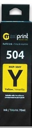 [MAXT544Y] TINTA T544 65ML COLOR YELLOW PARA L1110 L3110 L3210 L3150 L5190 MARCA MAXIPRINT