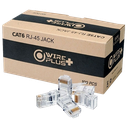 [CCONECTRJ45CAT6WP] CONECTOR, RJ45, CAT6, 100 UND. MARCA WIREPLUS+