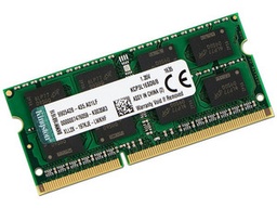 [CDDR3RAM8GB1601] MEMORIA RAM DDR3L 1600MHz 8GB MARCA KINGSTON