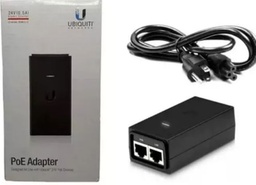 [POE2405] UBIQUITI PoE 24-12W/ 24V DC 0.5A/ ALIMENTACION ATRAVES DE ETHERNET/ USO EN: PRODUCTOS AIRMAX Y UNIFI/ PROTECCION POR TIERRA/ESD / SON MONTABLES EN LA PARED