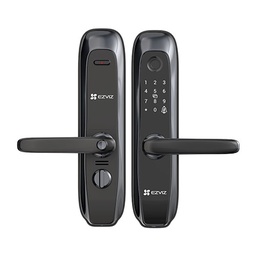 [CS-L2-11FCP(A0)(Black)] CERRADURA INTELIGENTE CON HUELLA / TIMBRE INCORPORADO A 65DB / ALARMA ANTISABOTAJE / MANIJA DE PUERTA CON MECANISMO DE EMBRAGUE / SEÑAL DE BATERÍA BAJA / 4 FORMAS DE DESBLOQUEO (HUELLA DIGITAL, TARJETA DE PROXIMIDAD, CONTRASEÑAS Y LLAVES MECÁNICAS) / INCLUYE BATERÍAS CON VIDA ÚTIL DE ALREDEDOR DE 10 MESES / CAPACIDAD DE HUELLAS DACTILARES 50 / MARCA EZVIZ / CS-L2-11FCP-A0