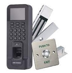 [DS-KAS261] CONTROL DE ACCESO DE HUELLAS DACTILARES CON PANTALLA LCD DE 2.4 PULGADAS // EL KIT INCLUYE: TERMINAL DE HUELLAS DACTILARES: DS-K1T804MF X1, CERRADURA MAGNÉTICA DE UNA PUERTA: DS-K4H258S X1, SOPORTE DE CERRADURA MAGNÉTICA: DS-K4H258-LZ X1, BOTÓN PULSADOR: DS-K7P01 X1 // MÁX. 3000 USUARIOS, MÁX. 3000 HUELLAS DACTILARES Y MAX. 100.000 REGISTROS DE EVENTOS // COMUNICACIÓN: TCP/IP, RS-485, WI-FI, USB 2.0, SALIDA Y ENTRADA WIEGAND (W26/W34) // IMPERMEABLE IP42 // FUENTE DE ALIMENTACIÓN: 12 VDC/2A // 1 ZUMBADOR Y 1 ALTAVOZ // INTERFAZ DE ENTRADA: 1 BOTÓN DE SALIDA, 1 SENSOR DE PUERTA Y 1 ENTRADA DE ALARMA //  MARCA HIKVISION