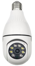 [R2-20] CAMARA IP PTZ WIFI BOMBILLO / RESOLUCION 2MPX 1080P / RANGO DE VISION 92 GRADOS / MOVIMIENTO PAN Y TILT 355 GRADOS HORIZONTALES Y 90 GRADOS VERTICALES / AUDIO BIDIRECCIONAL / RANURA MICRO SD HASTA 128GB / APLICACION GRATUITA / MODELO R2-20