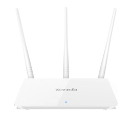 [F3V3.0] ROUTER INALÁMBRICO 300MBPS 2.4GHZ / 3* ANTENAS EXTERNAS 5DBI / 1 PUERTO WAN DE 10/100 MBPS, 3 PUERTOS LAN DE 10/100 MBPS/ANCHO DE BANDA CONTROL Y REENVÍO DE PUERTOS / ADMITE WPA, WPA2, WPA-PSK/WPA2- MECANISMO DE SEGURIDAD PSK / MARCA TENDA / MODELO F3 V3