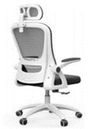 [CHR189WHI] SILLA EJECUTIVA MILAN / SOPORTE LUMBAR, BRAZOS Y REPOSA CABEZA / LEVANTAMIENTO NEUMÁTICO / COLOR BLANCO / MARCA ELEDO