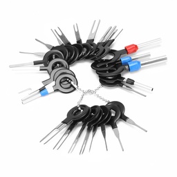 [EY-GS0347BK] KIT DE HERRAMIENTAS DE EXTRACCIÓN DE TERMINALES DE COCHE, EXTRACTOR DE LIBERACIÓN DE PIN, CONECTOR DE CABLE, 26 PIEZAS