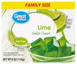 [GELLIMGREAT] GELATINA DE LIMON / 170 G / GREAT VALUE