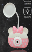 [NO.XJD-02] LÁMPARA MINNIE / INCLUYE SACAPUNTAS Y DEPÓSITO / LUZ LATERAL