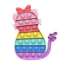 [POPITCATBODY] JUGUETE POP IT ANTI ESTRES / FORMA DE GATO