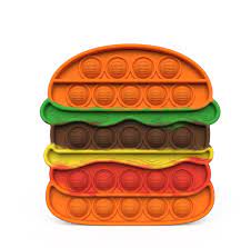 [POPITHAMBURGER] JUGUETE POP IT ANTI ESTRES / FORMA DE HAMBURGUESA