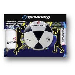 [CAFPVCE3] COMBO ACCION FUTBOLITO # 3 INCLUYE BALON NUMERO 3 INFLADOR Y TERMO MARCA TAMANACO