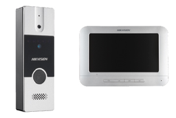 [DS-KIS202T(O-STD)] KIT VIDEO PORTERO | ESTACIÓN DE PUERTA (DS-KB2411T-IM): RESOLUCIÓN DE CÁMARA 1080P | INTEGRADO: MICRÓFONO, ALTAVOZ | VISIÓN NOCTURNA HASTA 2 MTS | ALEACIÓN DE ALUMINIO | 1 SALIDA DE RELÉ PARA DESBLOQUEO DE PUERTA | ESTACIÓN INTERIOR(DS-KH2220): LCD TFT A COLOR DE 7 PULGADAS | PANTALLA 800X480 | DESBLOQUEO REMOTO | ADMITE 3 ESTACIONES INTERIORES | ADMITE CÁMARA ANALÓGICA