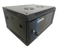 [OL-WM6406] RACK DE PARED//CERRADO FIJO//6U//600X 450X368MM//PUERTA DE VIDRIO//INCLUYE 3 CERRADURAS. MARCA ONLINK