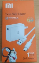 [MDY-10-EH] CARGADOR VIAJERO XIAOMI / CARGA RAPIDA / 27W / MICRO / CVXIA-04