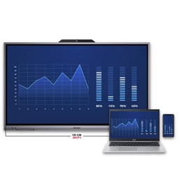 [DS-D5B55RB/B(O-STD)] PANTALLA LED INTERACTIVA 4K CON CÁMARA Y MICROFONO INCORPORADO | 55 PULGADAS | RESOLUCIÓN ULTRA HD (4K) 3840 X 2160 | ESCRITURA ULTRAFINA DE 20PX Y 2 MM DE DIÁMETRO RECONOCIBLE CON UNA PRECISIÓN DE 1 MM | CÁMARA DE 8 MPX | MICROFONO CON TECNOLOGIA DE REDUCCIÓN DE RUIDO | ANDROID OS | WI-FI | MIRACAST | CAPACIDAD DE COMPARTIR MEDIANTE QR | VISUALIZACIÓN EN BUCLE DISPONIBLE | INTERFAZ: HDMI IN X 2, HDMI OUT X 1; RS-232 X 1; RJ45 X 2 | USB X 2 PARTE FRONTAL; USB X 2 PARTE LATERAL | COMPATIBLE CON DISPOSITIVOS OPS/OPS-C | DISEÑO ULTRAFINO CON MARCO DE PERFIL DE ALUMINIO | MARCA HIKVISION