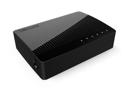 [SG105M] SWITCH GIGABIT DE 5 PUERTOS | INTERFAZ:10/100/1000 BASE-T (AUTO MDI/MDIX) X 5 | CAPACIDAD 10 GBPS | MATERIAL PLASTICO | PERMITE ACCESO A CÁMARAS IP | MARCA TENDA