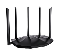 [TX2 PRO] ROUTER WIFI 6 | 1501 MBPS (2,4 GHZ: 300 MPBS, 5 GHZ: 1201 MBPS) | 5 ANTENAS DE 6DBI | INTERFAZ: 10/100/1000 X 1 WAN, 10/100/1000 X 3 LAN | SEGURIDAD WPA3 | ADMINISTRABLE A TRAVES DE APP | TECNOLOGIA MU-MIMO | MARCA TENDA
