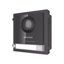 [DS-KD8003-IME1(B)/MALETA] FRENTE DE CALLE IP 2 MEGAPIXEL PARA VIDEOPORTERO MODULAR / POE / ANGULO 180° / ULTRA BAJA ILUMINACIÓN / EXTERIOR IP65 / WDR 120 DB / IR OCULTO 3M / SOPORTA 17 FRENTES DE CALLE (1 PRINCIPAL Y 16 EXT.) / CODIFICACION H.264 / WDR, BLC, DNR / 2 SALIDAS DE RELEVADOR (SOPORTA 2 PUERTAS) / AUDIO OMNIDIRECCIONAL / RED: 10/100 MBPS SELF-ADAPTIVE ETHERNET / MARCA HIKVISION / MALETA