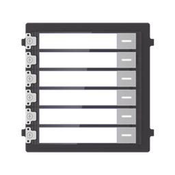 [DS-KD-KK(O-STD)/MALETA] MÓDULO DE BOTONES PARA VIDEOPORTERO MODULAR / LLAMADA DE UN SOLO TOQUE / SOPORTA HASTA 6 MONITORES PRINCIPALES / MARCA HIKVISION / MALETA