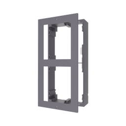 [DS-KD-ACW2(O-STD)/MALETA] BASE DE 2 ESPACIOS PARA VIDEOPORTERO IP HIKVISION / INSTALACIÓN EN SUPERFICIE / MARCO DE INSTALACIÓN CON TAPA / PARA 2 MÓDULOS, CON TORNILLOS Y LÍNEAS DE CONEXIÓN / PARA MONTAJE EN SUPERFICIE / MATERIAL: ALUMINIO / MARCA HIKVISION / MALETA