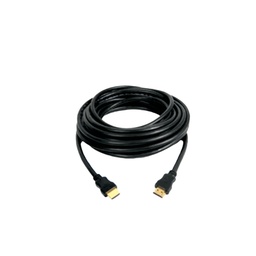 [CHDMI10M] CABLE HDMI-M DOBLE HD GOMA NEGRO 10MTS