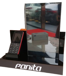 [DISPLAYACRILICPANITA] DISPLAY ACRÍLICO DE PANITA / MARCA LOGAN