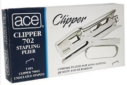[ENGRA-CLIPPER702] ENGRAPADORA TIPO ALICATE DE METAL // FUNCIONA CON GRAPAS ONDULADAS //MARCA ACE CLIPPER 702