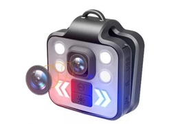 [X003D9Q6DL] CAMARA CORPORAL 1080P CON GRABACION DE AUDIO Y VIDEO // CAPACIDAD: 64GB // MODELO:KSADBOSSBO // TRES MODO LED // IMPERMEABLE, LIGERO Y COMODO DE LLEVAR