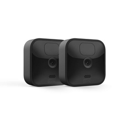 [BLINKOUTDOOR2CAM] CAMARA DE SEGURIDAD INALAMBRICA WIFI | SISTEMA DE 2 CAMARAS | RESOLUCIÓN DE GRABADO EN 1080P | 30 FPS | RESISTENTE A LA INTEMPERIE | VISION NOCTURNA EN HD | SISTEMA DE AUDIO BIDIRECCIONAL CON MICROFONO Y CORNETA | DETECCIÓN DE MOVIMIENTO | INCLUYE 1 MODULO DE SINCRONIZACIÓN | 6 BATERIAS DE LITIO AA 1.5V CON 2 AÑOS DE VIDA UTIL | 2 KITS DE MONTAJE PARA INSTALACIÓN | 1 CABLE USB | 1 ADAPTADOR DE PODER | MARCA BLINK