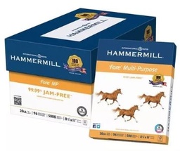 [CHAMERCARTAO01] BULTO DE PAPEL TAMAÑO CARTA 500 HOJAS  PAPEL BLANCO. MARCA HAMERMILL