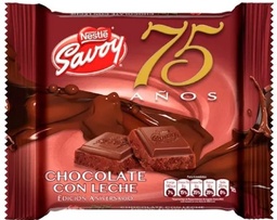[CARREMINIANIV25G] CHOCOLATE CARRE / MINI 75 ANIVERSARIO / 25G / MARCA SAVOY