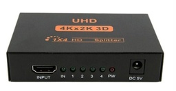 [SPLITTER-HDMI4K2X1] SPLITTER AMPLIFICADOR DE VIDEO HDMI 1X2 1080P 2KX4K