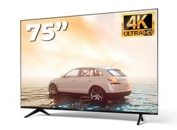 [75D5ANDROID] TV DAMASCO 75"  4K UHD SMART TV | PANTALLA LED | CONEXION WI-FI, ETHERNET Y   BLUETOOTH | SISTEMA OPERATIVO ANDROID TV 11 | MODELO: 75D5ANDROID | MARCA: DAMASCO