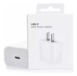 [MU7U2LL/A] TRANSFORMADOR APPLE | POTENCIA 20W | OUTPUT 5V | ENTRADA TIPO C | MODELO A2305 EMC3597 | SOLO CARGADOR | MARCA APPLE