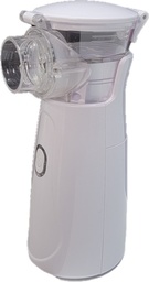 [N13V] NEBULIZADOR | 2 PIEZAS DE SILICONA DESMONTABLE  Y PIEZA PLASTICA | 2 MODOS DE OPERACIÓN: REGULAR Y LENTO | PILA ALCALINA AA X 2 | CAPACIDAD DE 10 ML | PROTECCIÓN IPX3 | INCLUYE CABLE DE CARGA Y MANUAL DE INSTRUCCIONES | ADULTOS Y NIÑOS | COLOR BLANCO | CUERPO DE PLASTICO RESISTENTE | MODELO N13V