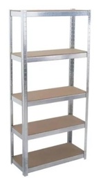 [EST-META5N] ESTANTE DE METAL ACERO 5 NIVELES//MEDIDAS:1.48X0.70X0.30MTS//PANELES MDF