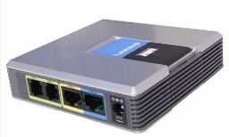 [SPA2102] ADAPTADOR DE TELEFONO CON ENRUTADOR. CONECTA TELEFONOS ESTANDAR O MAQUINAS DE FAX A REDES DE DATA BASADAS EN IP. DOS PUERTOS PARA CONECTAR TELEFONO ANALOGICO EXISTENTE, MAQUINA DE FAX O A UN SISTEMA DE PBX. INCLUYE DOS INTERFACES DE ETHERNET 100BASET RJ45 (LAN-WAN). REFURBISHED MODELO SPA2102. MARCA LINKSYS