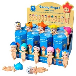 [A24430] SONNY ANGEL, SERIE MARINE, NANO ADHESIVO, TAMAÑO 7,5 CM, TIBURÓN, MEDUSA, DELFÍN, FOCA, CABALLITO DE MAR, BALLENA, PEZ PAYASO, CONCHA, PINGÜINO, MANTA, PEZ GLOBO, ESTRELLA DE MAR