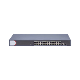 [DS-3E1526P-EI/M(O-STD)] SWITCH GIGABIT POE+, ADMINISTRABLE, 24 PUERTOS 1000 MBPS POE+, 1 PUERTO 1000 MBPS UPLINK, 1 PUERTOS SFP UPLINK, MODO EXTENDIDO HASTA 300 METROS, 230 W, MARCA HIKVISION
