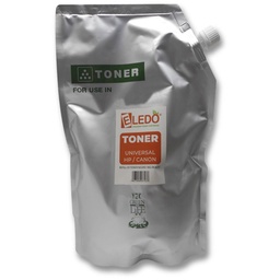 [CEDQ2612A1KG] TONER DE RECARGA 2612A /GPR22 /GPR15 /GPR17 /GPR18 / 49A / 53A / 80A PARA HP/CANON CAPACIDAD 1 KG. MARCA ELEDO